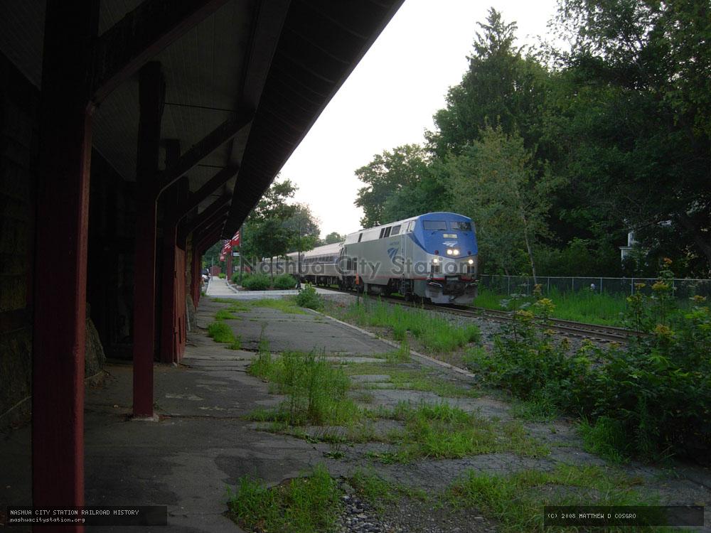 Digital Image: Amtrak Downeaster at Exeter, New Hampshire